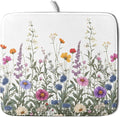 Giwawa Flower Herbs Dish Drying Mat Botanical Plant Dishes Drainer Mat 16x18 by Giwawa