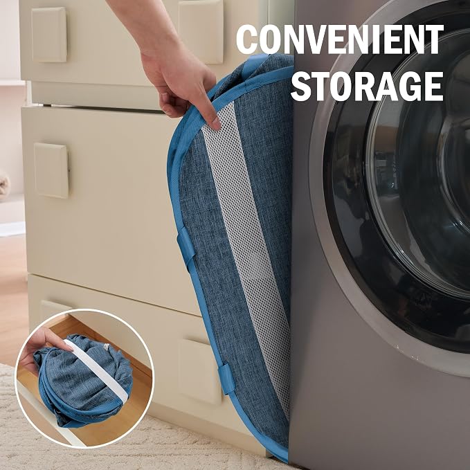 Collapsible Tear Proof Laundry Baskets - Image 7