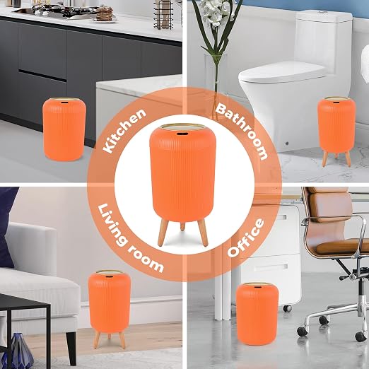 Pukomc Smart Sensor Wastebasket, Convenient and Hygienic Easy to Use | - Image 6
