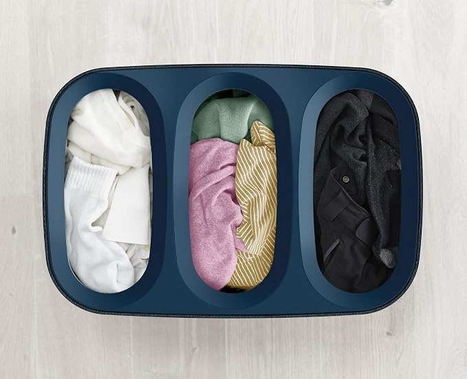 Joseph Joseph Tota Trio 90 liter/23.8 gallon Laundry Hamper Separation Basket - Image 2