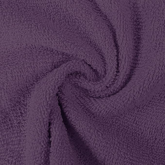 Utopia Towels 12 Pack Premium Wash Cloths, 12x12 in, 100% Cotton, Plum | Highly - Image 4