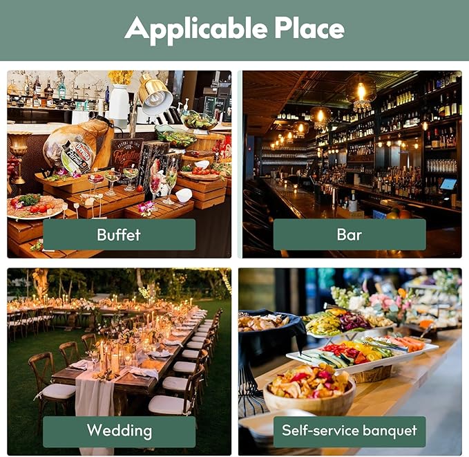 4.5 Gallon Drink Dispensers for Parties, Beverage Dispenser with Stand, Commercial Hot Cold Juice Dispenser with Ice Container and Stainless Steel Drip Trays for Beer, Water Lemonade