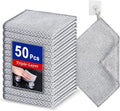Wangjinpeng 50PK 3-Layer Non-Scratch Wire Dishcloths, 7.87 x 7.87 in by Wangjinpeng