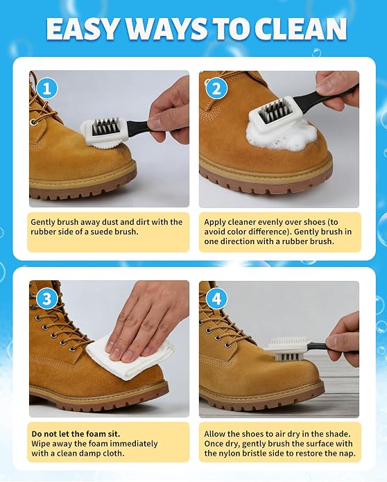 Jevvu Suede Shoe Cleaner, Suede Cleaning Kit - Image 6