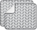 SUBEKYU Dish Drying Mat for Kitchen Counter, Absorbent Microfiber Dishes by SUBEKYU