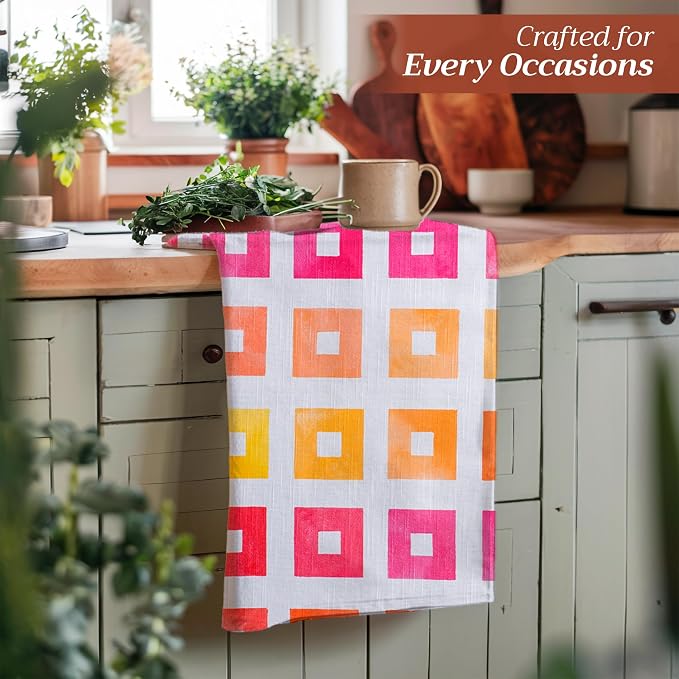 Maison d' Hermine Kitchen Towels Set of 3 Reusable 100% Cotton 27.50" x 20" - Image 6