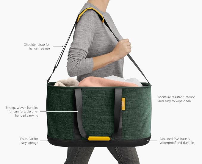 Joseph Joseph Hold-All Collapsible 45L/11.89 Gallon Outdoor Washing Laundry - Image 5