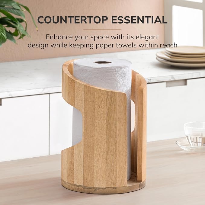 Anji Mountain Wooden Paper Towel Holder - Image 6