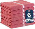 LANE LINEN Dish Drying Towels 100% Cotton Absorbent Lint-Free 6 Pack by LaneLinen