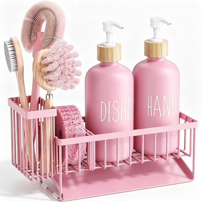 Cisily Kitchen Dish Soap Dispenser Set - Image 8