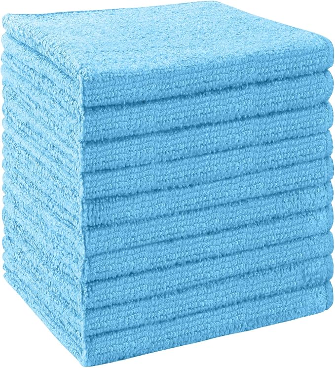 Washcloths 10 Pack Face Towels, Highly Soft Wash Cloths | Hand Towels, Fast by Unimade