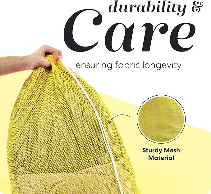 Handy Laundry Mesh XL Laundry Bag 24"x36" 2-Pack, Heavy Duty - Image 4