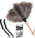 Soarer Ostrich Feather Duster for Cleaning, 14inch Handle | Fluffy Long by Soarer