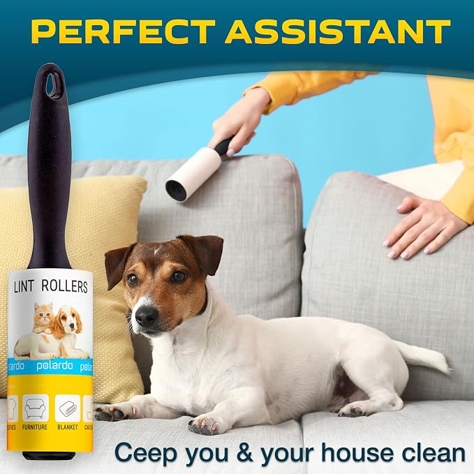 Lint Rollers for Pet Hair, Sticky Remover for Couch, Furniture and Carpet - Image 6