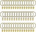 Lansian 44 Pack Curtain Rings by Lansian