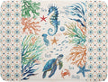 Giwawa Nautical Coastal Dish Drying Mat Sea Turtle Seahorse Dish Drainer Pad by Giwawa