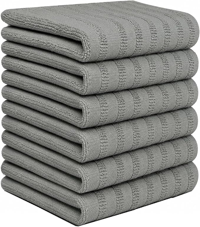 Premium Kitchen Towels 6 Pack 100% Cotton - Image 2