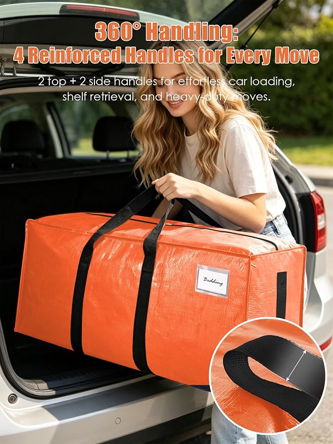 SWEET DOLPHIN 12 Pack 200LB Heavy-Duty Moving Bags - Image 5