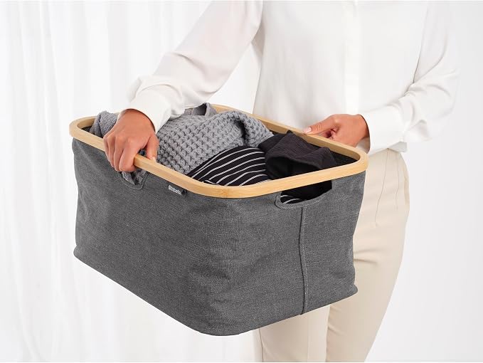 Brabantia - Foldable Laundry Basket 10.6 Gal - Water Resistant Hamper - Image 5