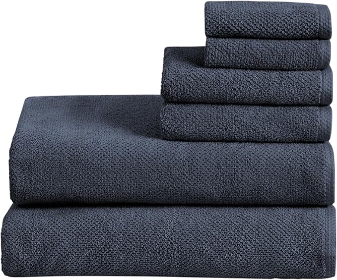 Great Bay Home 100% Cotton 6 Piece Bath Sheet Set by GreatBayHome