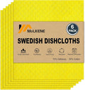 MoLKENE Swedish Dishcloths for Kitchen, 6 Pack Reusable Paper Towels | by MoLKENE