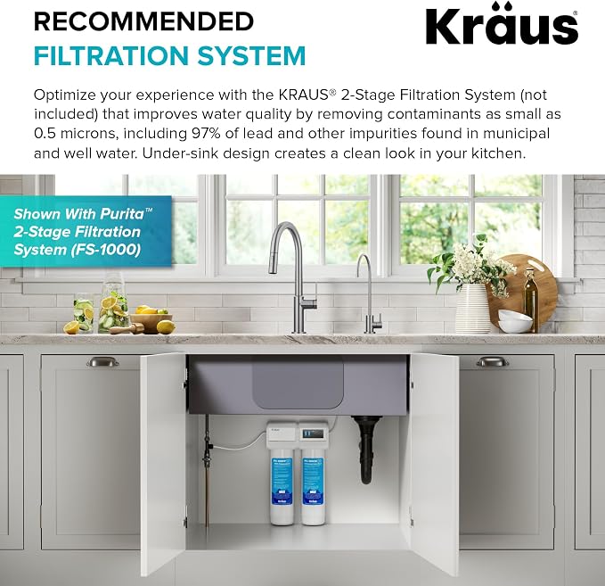 KRAUS Purita™ Single Handle Drinking Water Filter Faucet - Image 7
