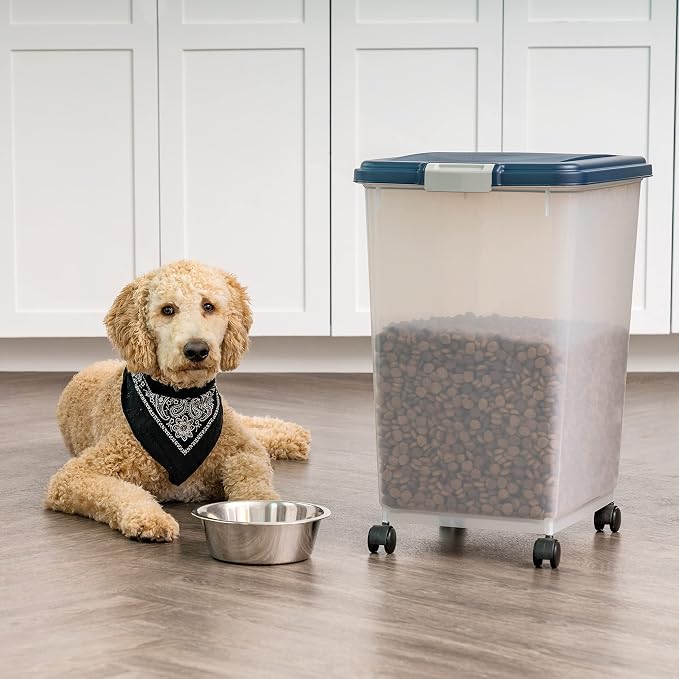 IRIS USA Dog Food Storage Container, Made in USA | Wheels - Image 7