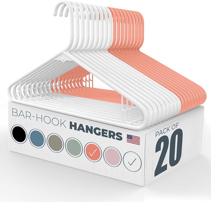 Plastic Hangers 20 Pack by NeatiesHangers
