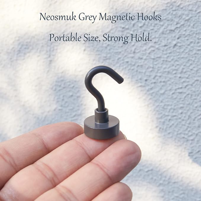 Neosmuk Magnetic Hooks, 30lb Heavy Duty, 15 Pack - Image 2