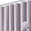 Dynamene Stall Waffle Shower Curtain 256 GSM Heavy Fabric 54x78 Lavender by Dynamene