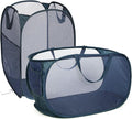 2 Pcs Durable Collapsible Laundry Baskets by Bemkoo
