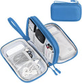 FYY Electronic Organizer, Travel Tech Pouch Bag, Cable Organizer Cyan | Wrist by FYY