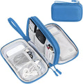 FYY Electronic Organizer, Travel Tech Pouch Bag, Cyan | Wrist Strap, Waterproof by FYY