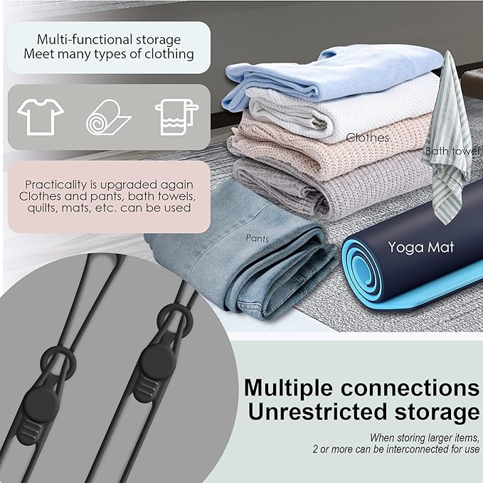 Silicone Cable Ties, Cord Organizer Cable Management | Reusable Cord Ties - Image 4
