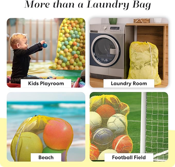 Handy Laundry Mesh XL Laundry Bag 24"x36" 2-Pack, Heavy Duty - Image 7