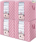 Storage Bags 4 Pack 100L Clothes Organization and Storage Containers | Large by WiseLife