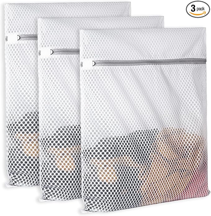 SUERIV 3Pcs Durable Honeycomb Mesh Laundry Bags by SUERIV