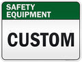 Custom Safety Equipment Sign, Ansi Sign, Osha Compliant, 18x24 Inches, 3M EGP Reflective, Rust Free .080 Aluminum, Fade Resistant, Made in USA by My Sign Center