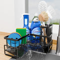 Fikoksol Large Sponge Holder for Kitchen Sink, 90-Degree Sink Caddy Storage by HOMEACCESSORIES