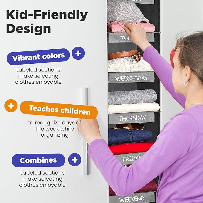 Handy Laundry Hanging Clothes Organizer - Image 4