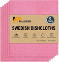 MoLKENE Swedish Dishcloths for Kitchen, 6 Pack Reusable Paper Towels, Absorbent by MoLKENE