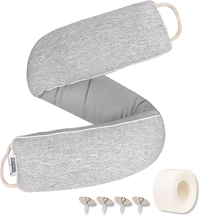TORRAMI 30" Door Draft Stopper Under Bottom Insulation Noise Air Stopper 2.07LB by TORRAMI
