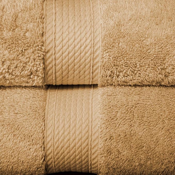 Superior Egyptian Cotton Ultra Plush & Absorbent, 10 Piece Set, Toast | Quick - Image 5