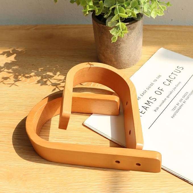 2 Pack Curtain Tiebacks Natural Wood Curtain Holdbacks, Wood | Curtain Holder - Image 7