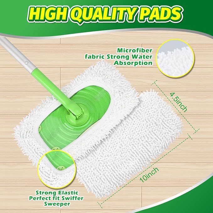 Reusable Dry Sweeping Cloths Compatible - Image 3