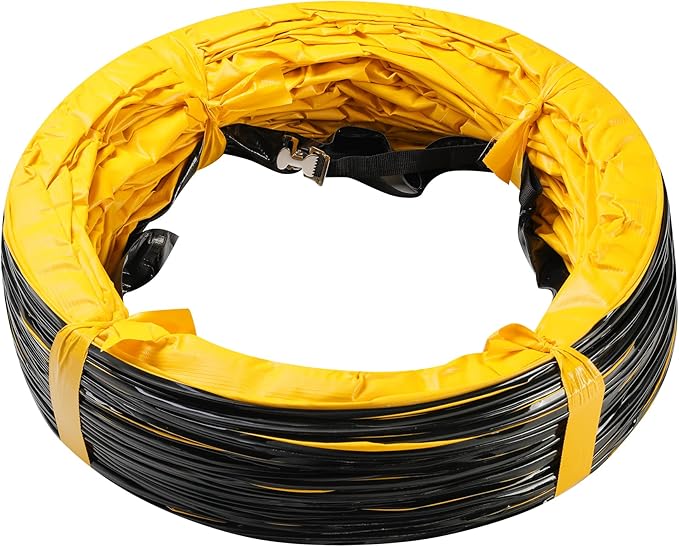 MOUNTO 25FT PVC Flexible Duct Hosing for Exhaust Fan (24inch)
