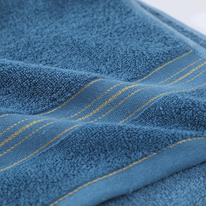 4 Pack Hand Towels for Bathroom, Cotton Soft & Absorbent | Decorative Hand - Image 6