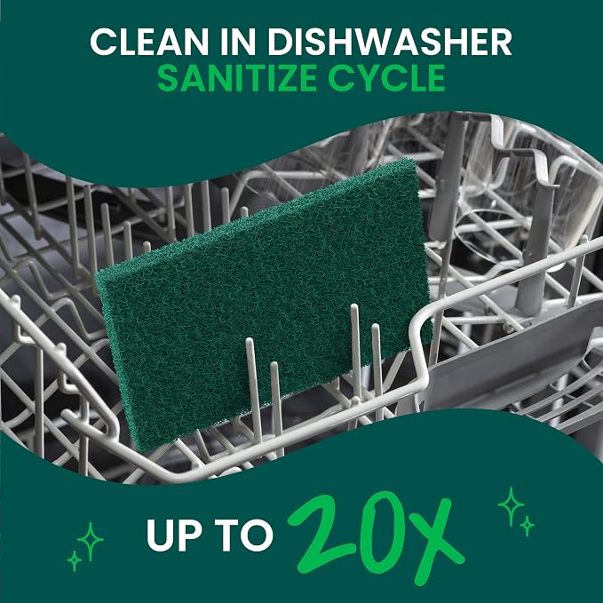 Scotch-Brite Heavy Duty Scouring Pad, 8 Pack | Dish Scrubber - Image 8