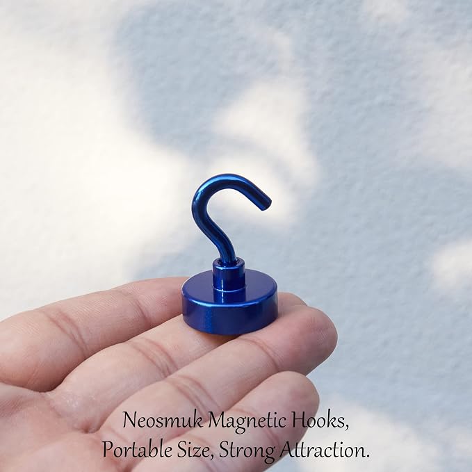 Neosmuk Magnetic Hooks, 40lb Heavy Duty, 10 Pack - Image 3