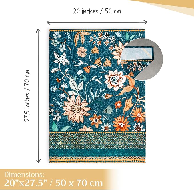 Maison d' Hermine Kitchen Towels Set of 3 Reusable 100% Cotton 27.50" x 20" - Image 4